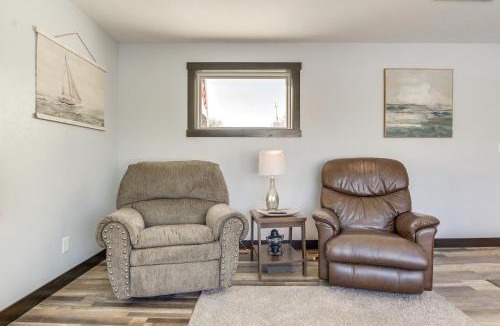 Oconto House | Boat Dock: Riverfront Oconto Home!