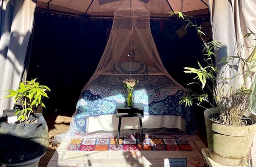 Seville RV Rental | Boho Waterside Glamping Tent for a Florida Getaway