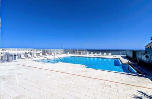East Daytona Apartment | Brand new pool just opened! Close to Hard Rock, balcony, ocean view, beach front