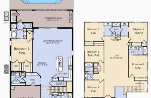 Four Corners House | Bright & Spacious 7BR Pool Villa w/Game Loft | New Windsor Cay Resort near Disney