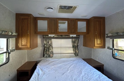 Campbellsport RV Rental | Camper for 2+ with Water View!