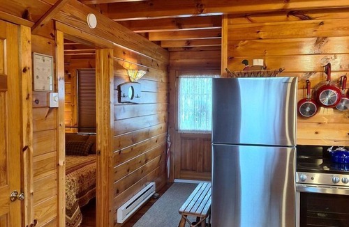 New Bedford Cabin | Charming Creekside Log Cabin with Wood Burning Stove Overlooking the Neshannock Creek, Western PA
