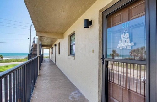 Ocean Crest Condo | Charming front beach 2-bedroom condo with pool, WiFi, in serene Ormond Beach