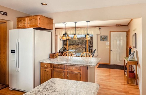 Wautoma Cabin | Charming lake home with no steps to lake, sand bottom full rec lake, kayaks etc