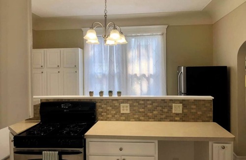 Wyandotte Apartment | Charming, Private Patio, Minutes to Detroit River