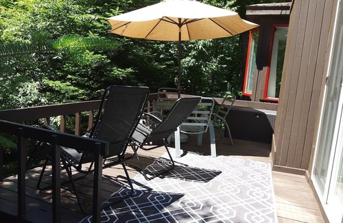 Morin Heights Ski Chalet | Charming spacious rustic Chalet with view minutes away from major ski centers .