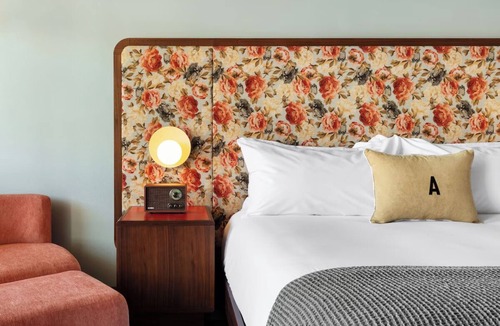 Albuquerque Original Townsite Hotel | Chic Comfort in The Double at ARRIVE Albuquerque, 2 Family Ready Rooms