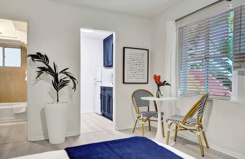 Lake Worth Apartment | Chic Studio Steps to Downtown Lake Worth Beach