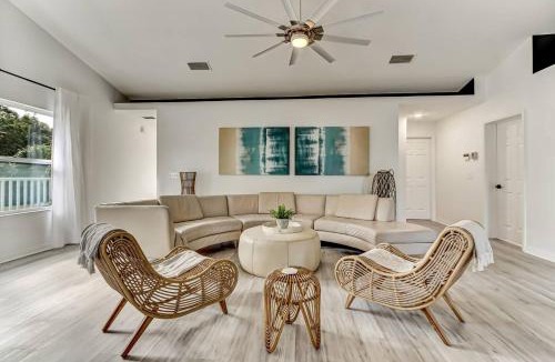 Vilano Beach House | Coastal Cabana - Private Pool - Walk to Beach