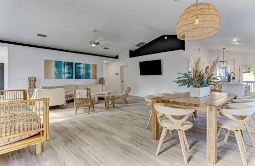 Vilano Beach House | Coastal Cabana - Private Pool - Walk to Beach