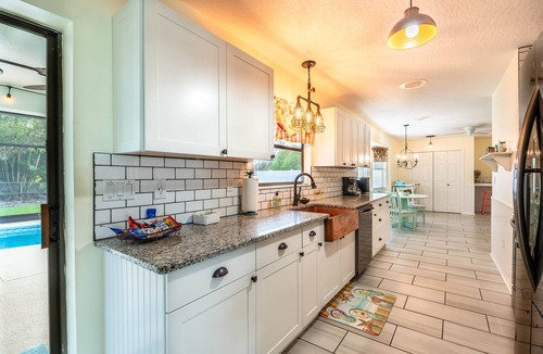 Sebastian Highlands House | Coastal Getaway! Heated Pool, Private Patio, Fenced Yard, 5 miles to Beach!