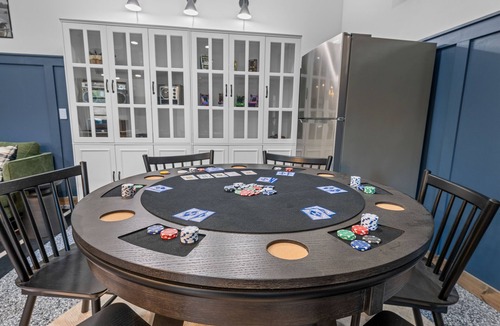 New Lisbon Cottage | Cozy Lakefront Escape w/Hot Tub, Firepit & Game Room