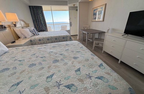 Ortona Park Condo | Cozy studio condo with direct ocean view in amazing Daytona Beach