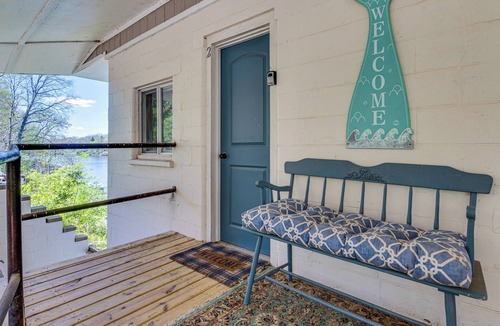 Monticello Apartment | Deck & Views: Waterfront Monticello Studio
