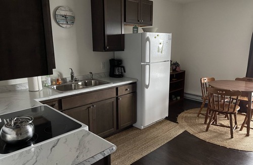Beaver Island Apartment | Deckhand's Quarters @The Boat Shop overlooking Paradise Bay