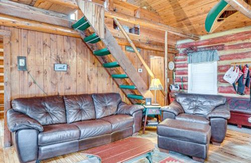 Mercer House | Dock, Fire Pit: Historic Lakefront Cabin in Mercer