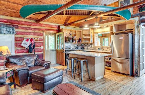 Mercer House | Dock, Fire Pit: Historic Lakefront Cabin in Mercer