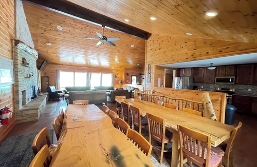 St Germain Resort | Eagle's Nest Retreat with 14bedrooms and 5.5baths in beautiful Saint Germain WI
