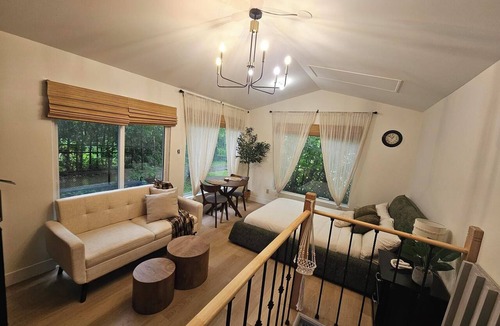 Fletchers Creek South Apartment | Enjoy in a spacious private studio, Garden suite, Park view. 400 sq feet living