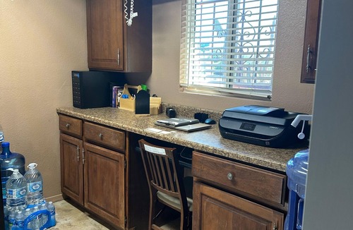 Pueblo Estates House | Enjoyable 2-bedroom house with AC in Green Valley, Nice covered patio.