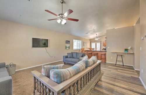 Torreon House | Fenced Yard, Fire Pit: Quiet Show Low Home!