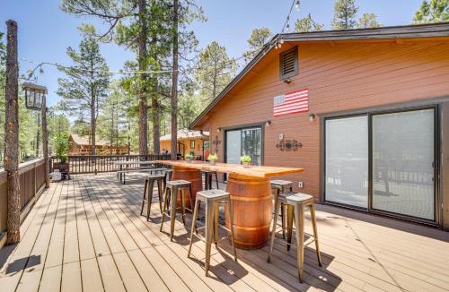 Happy Jack House | Fire Pit + Trail Access: Spacious Happy Jack Cabin