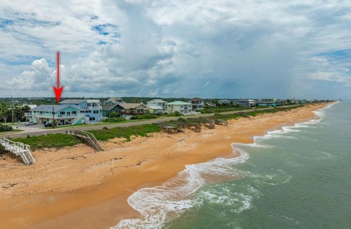 Flagler Beach Apartment | Flagler Beach! 1-BR Condo with Ocean Views, King Bed & Outdoor Shower