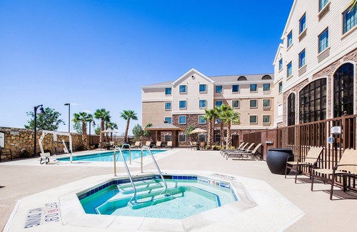 Biggs Field Condo | Free Breakfast Buffet. Pool & Hot Tub Access. Great Location!
