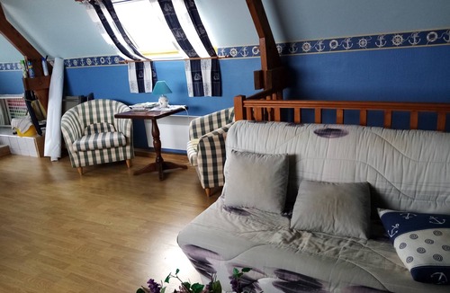 Ravenoville House | Gîte Bleu Avec VUE Panoramique SUR LA MER