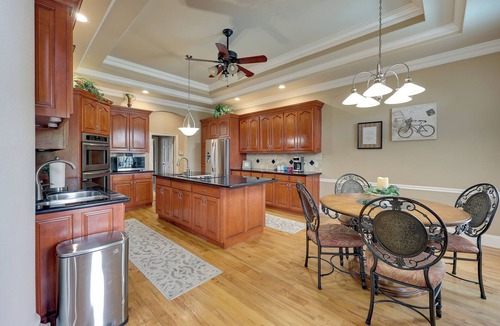 Mid America Cottage | Game Room & Private Pool: Home in Hot Springs!