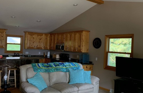 Juneau Cottage | Gorgeous sunrises will kick off your day at the lake