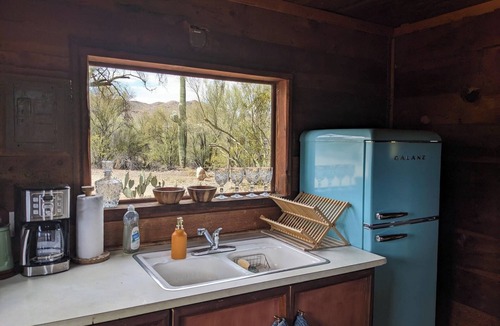 Tucson Estates Cabin | Historic Dude Ranch Rustic Cowboy Cabin Desert Experience