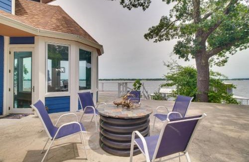 Dennis House | Indoor Pool + Waterfront Deck: Spacious Jay Home