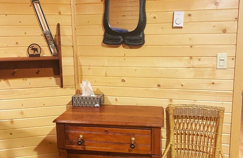 Iron River Cabin | Iron River Luxury Cabin with dock, firepit & deck
