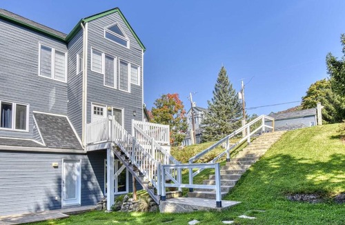 Mont-Tremblant Pedestrian Village Apartment | La Chouette Ski out Condo on the Voyageur Trail