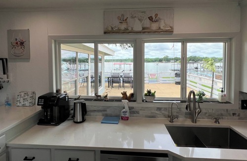 Azle House | Lake House With Private Pickleball Ct + Game Room At The Beautiful Cooley Point