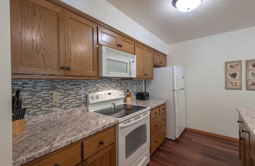 Baileys Harbor Condo | Lakefront: 2BR Condo with Fireplace, Hot Tub, and Balcony