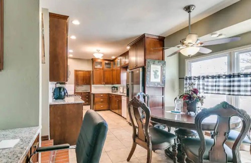 Central Oklahoma City House | Luxurious 7 bedrooms Retreat with Heated Pool , Hot tub & King Beds