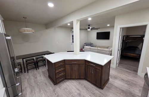 Harrisville Apartment | Luxury 3 Bedroom, 2 Bath Basement Apartment. Family and pet friendly!