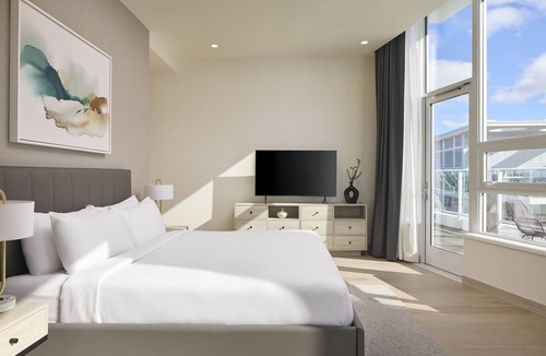 Belltown Hotel | Luxury Lake Union Penthouse with Iconic Space Needle Views & Hot Tub Retreat