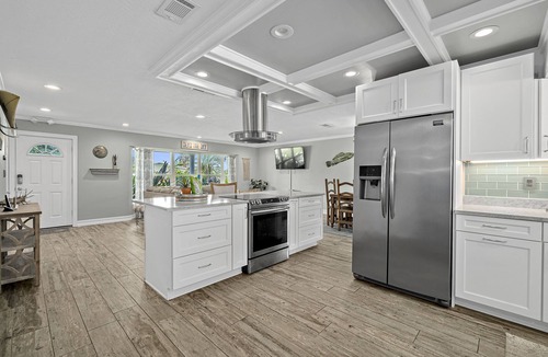 Indian Harbour Beach House | Mermaid Bay- Pool Home steps from beach- sleeps 10