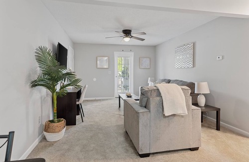Springfield Apartment | Modern King Suite | Private Patio | Near Hospitals