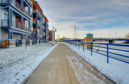 Sheboygan House | Modern South Pier Condo on Sheboygan River!