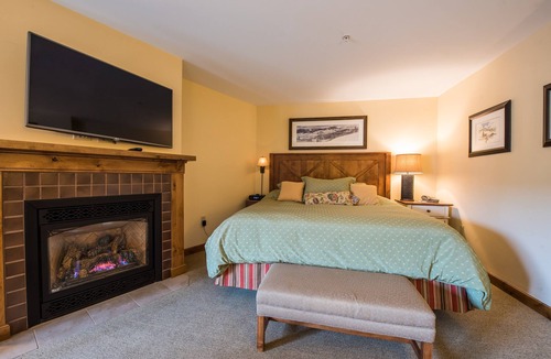 Mount Crested Butte Cabin | Modern Studio Condo | Fireplace and Balcony