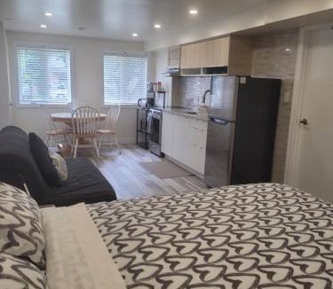 Guelph Apartment | Modern studio with kitchenette and bath