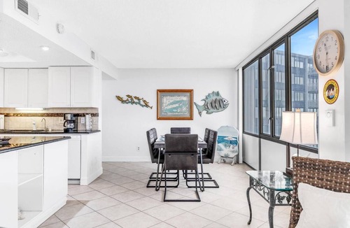 Flagler Beach Condo | Ocean View 6th Floor Nautilus Condo with Wrap-Around Balcony & Pool | Tennis | Flagler Beach