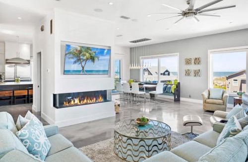 St. Augustine Beach House | Ocean Views Sunrises and Sunsets Sparkling Pool and Spa Steps to Sand