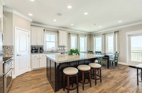 Red Fish Cove House | Panoramic Gulf View Home w/Elevator, 3 Decks + Community POOL, Hot Tubs & More