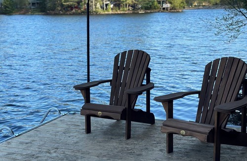 Brownsburg-Chatham Ski Chalet | Pet-Friendly, Secluded Waterfront Cottage with Modern Amenities & Cozy Fireplace