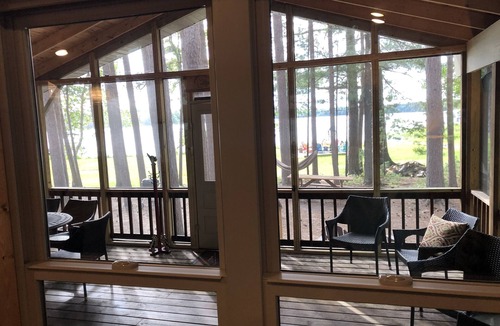 Eagle River Cottage | Pet Friendly Lakefront Cottage on Crystal Clear Private Meta Lake!